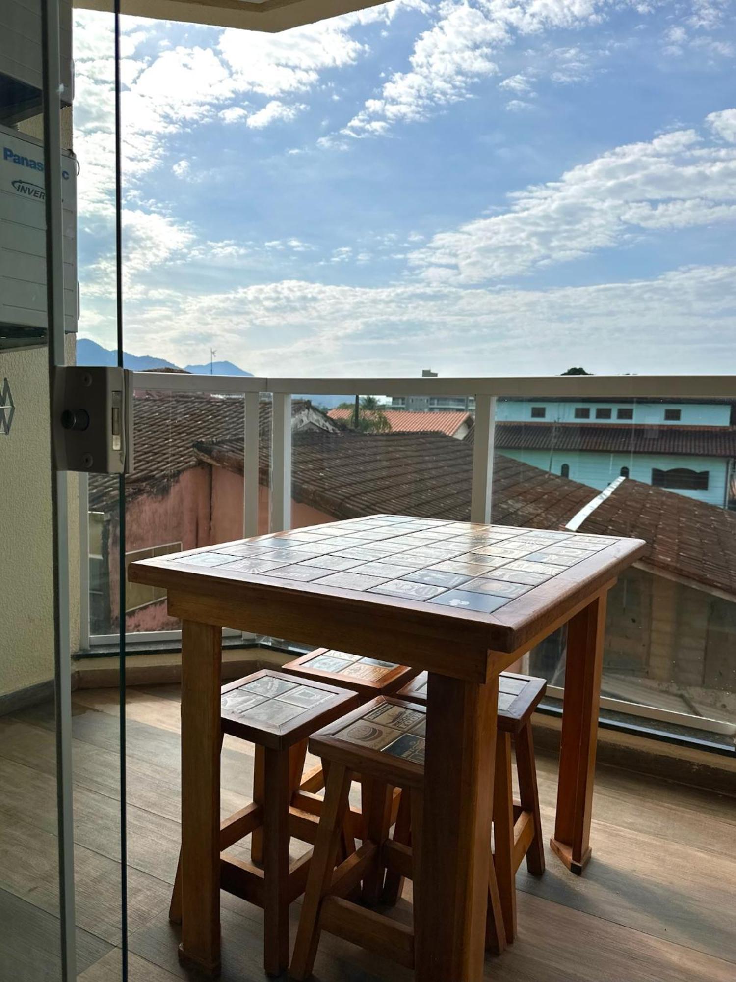 Apto Excelente C/Ar, Varanda Gourmet E Piscina Убатуба Экстерьер фото